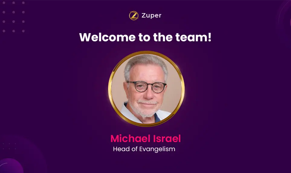 Michael Israel Joins Zuper as Head of Field Service Evangelism