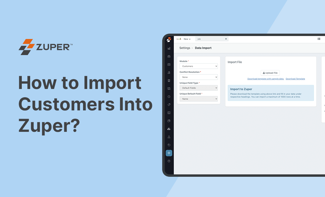 How to Import Customers into Zuper