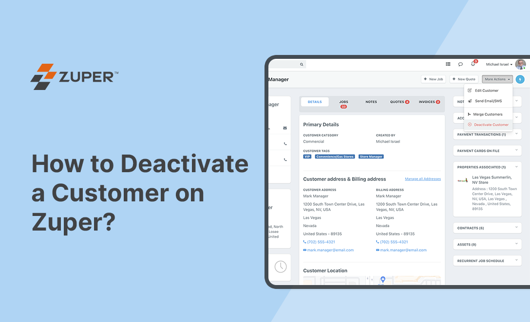 How to Deactivate a Customer on Zuper