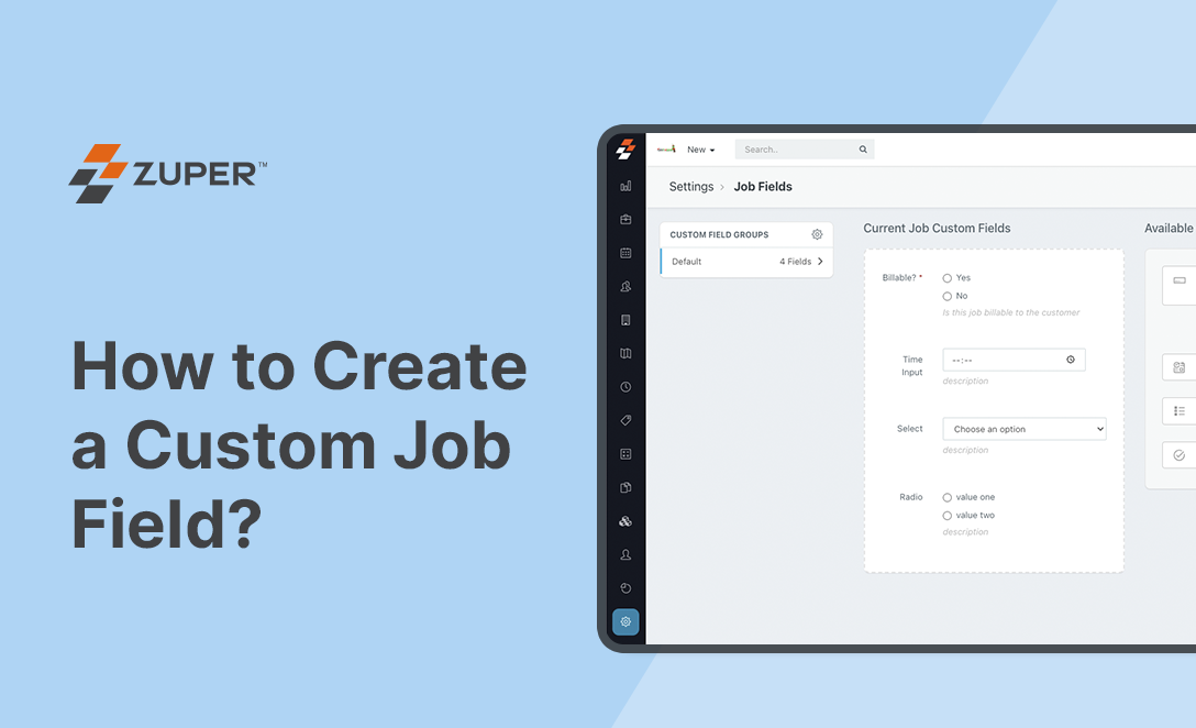 How to Create a Custom Job Field