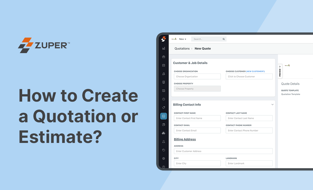 How to Create a Quotation or Estimate?
