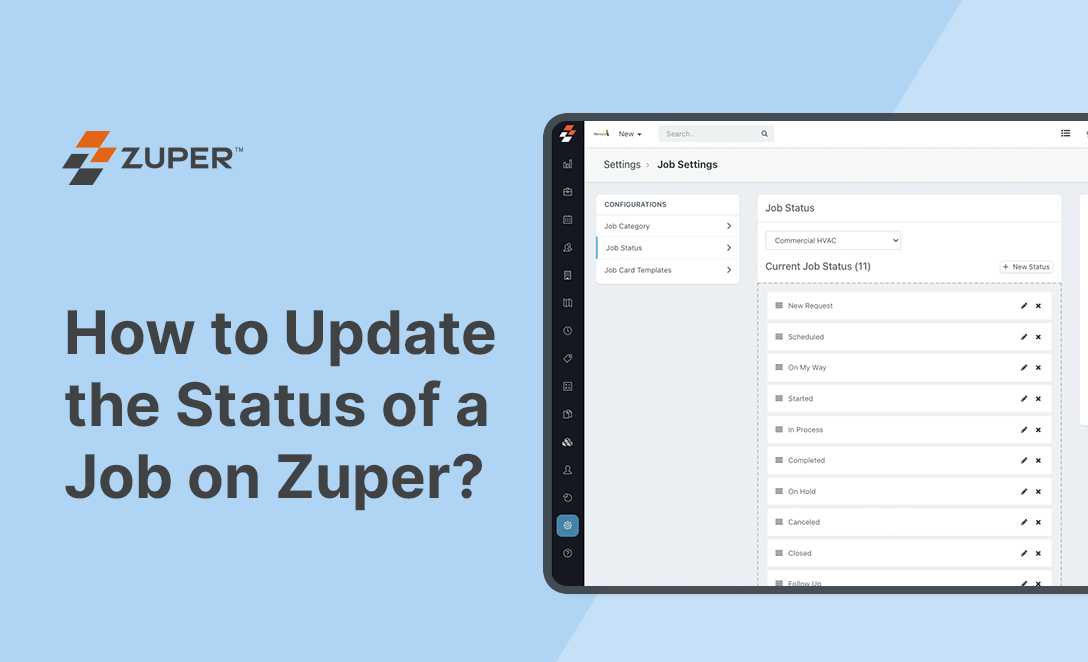 How to Update the Status of a Job on Zuper