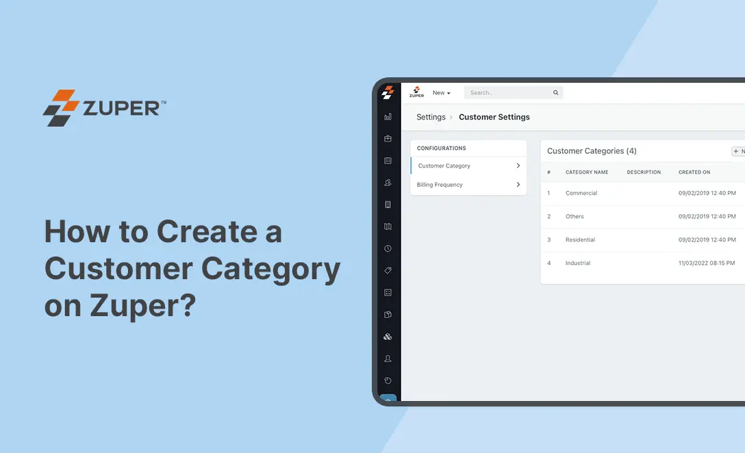 How to Create a Customer Category on Zuper