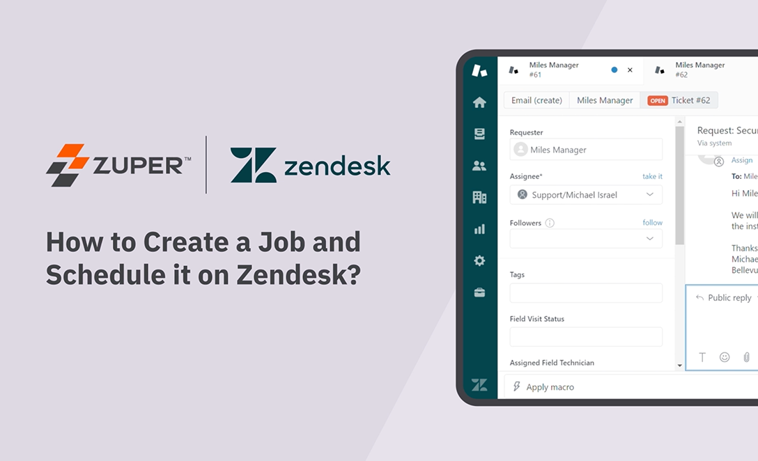 Zendesk &#8211; How to Create a Job and Schedule it?