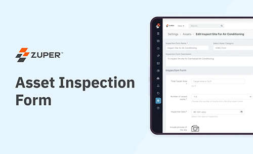 How to Create and Manage an Asset Inspection Checklist on the Zuper Web App