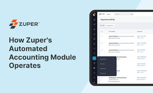 How Zuper’s Automated Accounting Module Operates