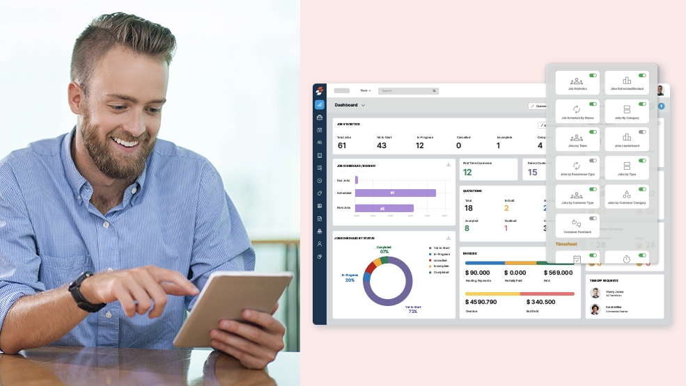 Top 5 Benefits Of Customizable Dashboards In Field Service Management Software