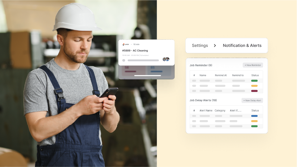Automated Notifications And Reminders: User-Friendly Settings For Effective Communication In Field Service Management Software