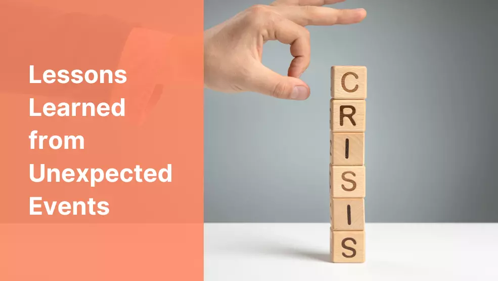 Crisis management in field service: Lessons learned from unexpected events
