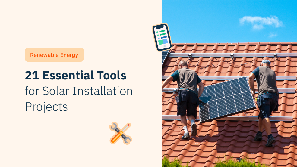 21 Essential Tools for Solar Installation Projects