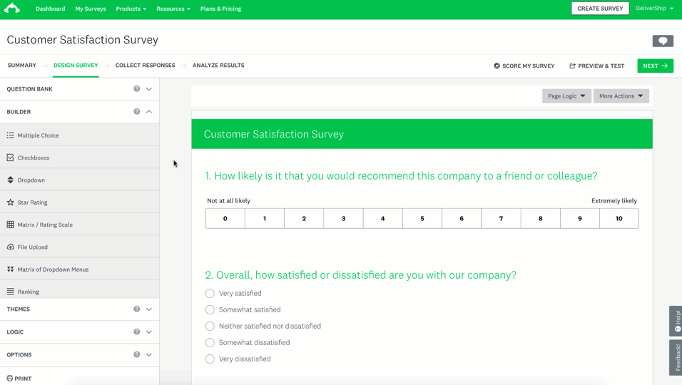 Zuper integration with SurveyMonkey