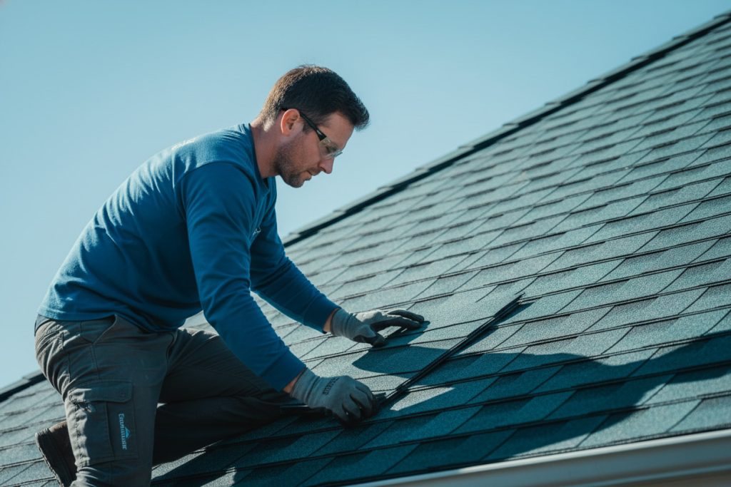 A-roofer-on-a-job-managed-with-a-CRM-that-is-the-easiest-roofing-contractor-software