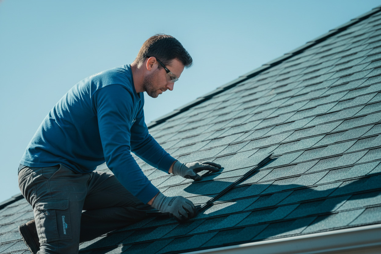 A-roofer-on-a-job-managed-with-a-CRM-that-is-the-easiest-roofing-contractor-software